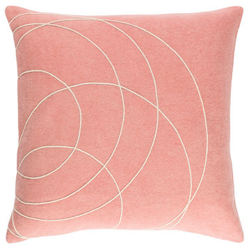 Solid Bold Pillow 20x20x5, Polyester Fill