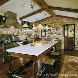 Reclaimed Wood Box Beams - Home Decor