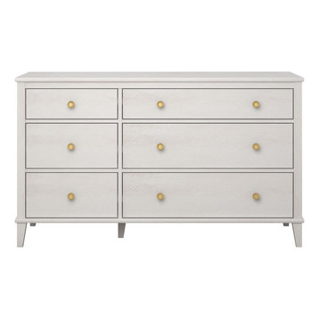 Little Seeds Monarch Hill Poppy 6-Drawer Dresser, Ivory Oak
