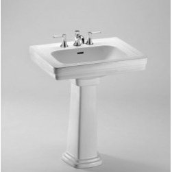 Toto Promenade 27 x 23 Pedestal Lavatory LPT530N - Bathroom Sinks