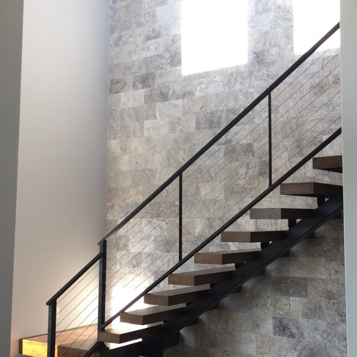 75 Staircase with Metal Risers Ideas You'll Love - August, 2026 | Houzz