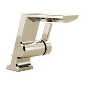 Delta Pivotal Single Handle Bathroom Faucet, Polished Nickel, 599-PNMPU-DST