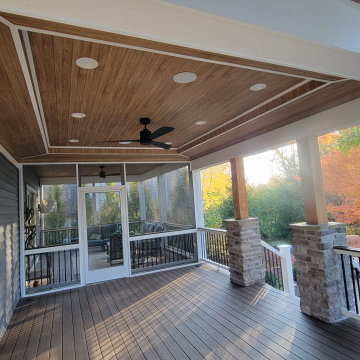 New Deck and Screened-In-Porch