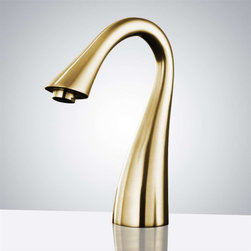 Bathselect Deck Mount Commercial Gold Automatic Sensor Faucet - Showerheads And Body Sprays