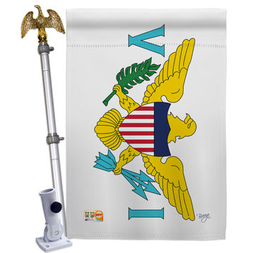 US Virgin Islands Flags of the World Nationality House Flag Set