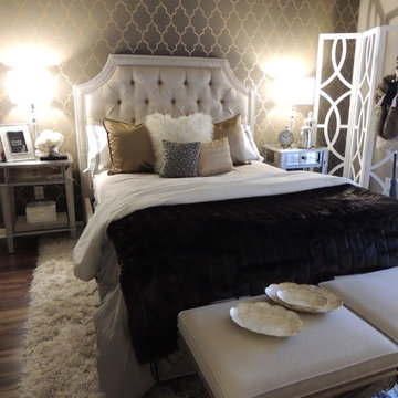 Hollywood Regency Bedroom