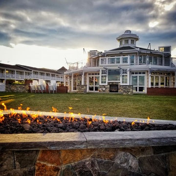 Custom Tranquil Fire-pit for the Anchorage By The Sea