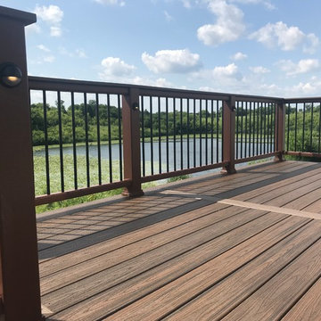 Trex Transcend with Trex deck lighting