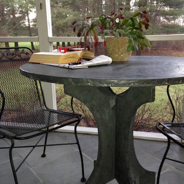 Concrete "Slate Look" Bistro Table