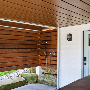 Quality Edge® Inside Out® Underdecking in Light Cherry