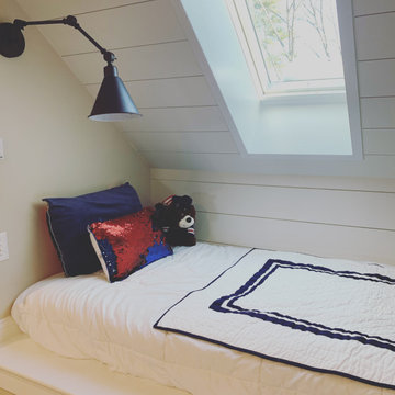 Unfinished attic to teen space