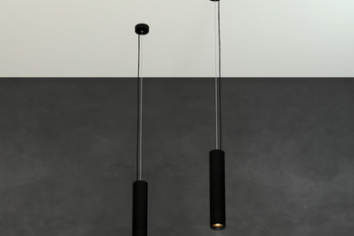 Подвесной светильник DUO, 12W, черный, 3000К, 65*350мм