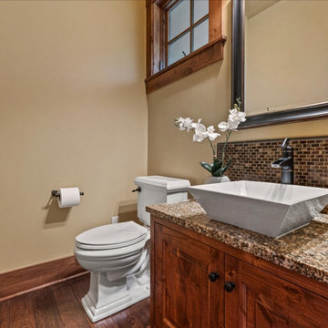 Woodinville Northwest Craftsman Lodge Custom Home at Echo Falls Golf Course