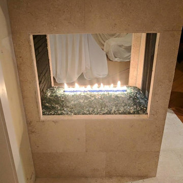 Bedroom fireplace
