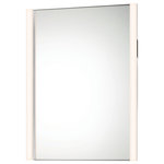 Sonneman - Vanity LED Slim Vertical Mirror Kit With Optical Acrylic Shade - Vanity LED mirror system provides bright and even LED illumination in a compact form that enables mounting flush against a mirror or in a tight alcove.