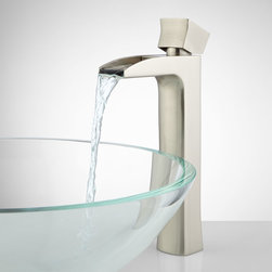 Corbin Waterfall Vessel Faucet - Bathroom Sink Faucets