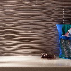 Fasade Waves, Brushed Nickel - Home Decor