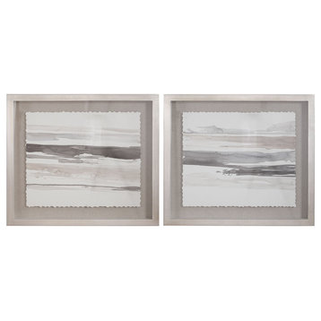 Neutral Landscape Framed Prints, Set/2 (36114)