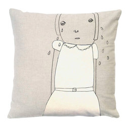 k studio - Crying Pillow - Decorative Pillows