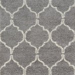 Momeni - Maya 2" Thick Pile, Berber-Style Rug, Gray, 5'3"x7'6" - The Maya Collection invites the sense of touch with a cozy 2" pile height. Inspired by Moroccan Berber carpets, these designs are perfect for casual, modern and transitional spaces. A power-loomed construction using several strands of polypropylene, will add warmth and comfort to your home.