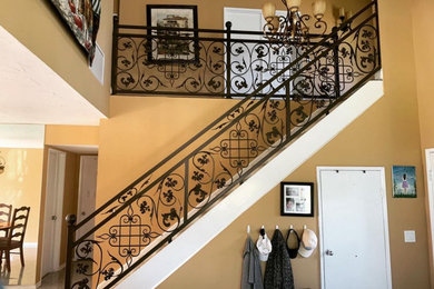 Inspiration for a staircase remodel in Orange County