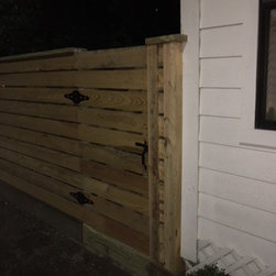 Cottage Wood Fence - Horizontal - Home Fencing And Gates