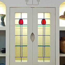 Door Detail on Buchanan Cabinet - Bookcases