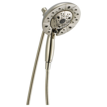 Delta H2Okinetic In2ition 5-Setting Two-in-One Shower, Polished Nickel