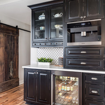 Classically Clean: A Black & White Kitchen Masterpiece