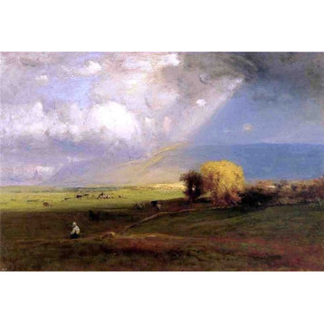 George Inness Passing Clouds Wall Decal