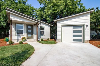 Example of a minimalist exterior home design in Other