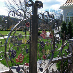 double swing iron gates - Home Fencing And Gates