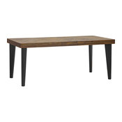 Parq Rectangular Dining Table, Cappuccino