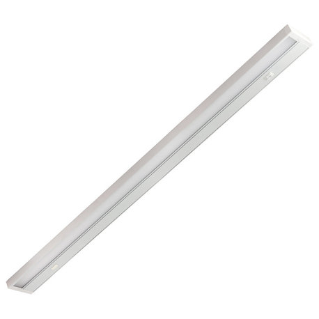 LED Under Cabinet Lighting Fixture- Edge Lit- Dimmable 10W 750 Lumens, 3000k, 42