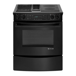 Jenn-Air 30" Slide-in Modular Electric Downdraft Range, Black/Black | JES9750CAB - Gas Ranges And Electric Ranges