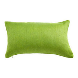 LINEN PILLOW - GREEN KIDNEY - Decorative Pillows