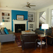 Finished living room