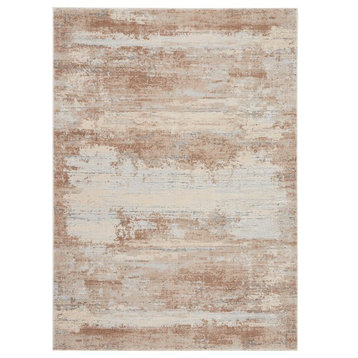 Nourison Rustic Textures 3'11" x 5'11" Beige Modern Indoor Area Rug