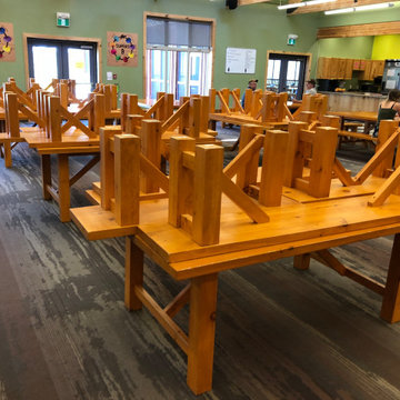 Camp Benches and Tables - Community Eating