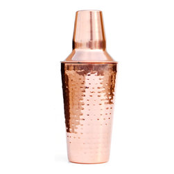 Chrome Culture - Hammered Copper Cocktail Shaker - Cocktail Shakers And Bar Tool Sets