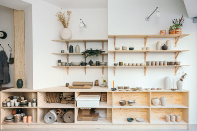 Exemple d'une maison chic.