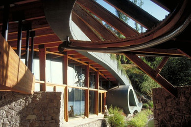 Eclectic exterior home photo in Portland