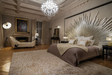 This is an example of a bedroom in Saint Petersburg.