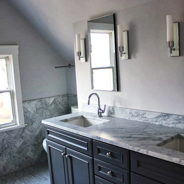 Contemporary La Grange Bath Re-Model