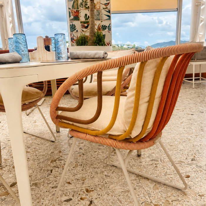 Multicolor Ratan Chair