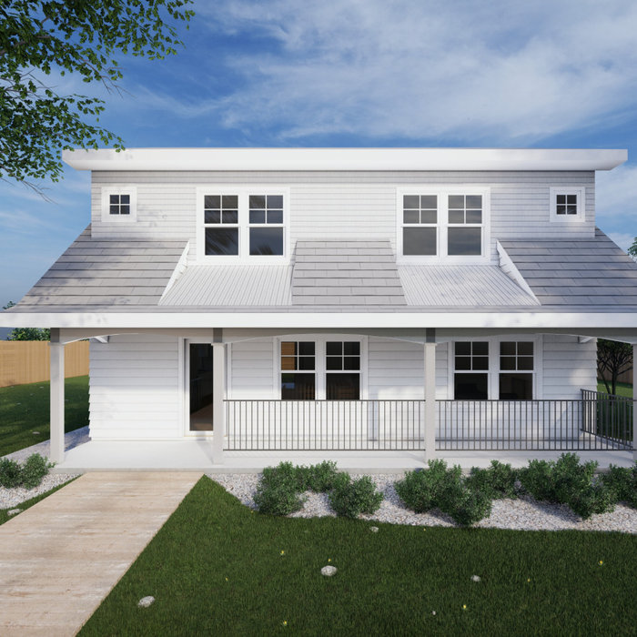 In 2,000sf, this simple, classic home boasts 4 beds and 3 baths with an optional bed and bath available in the basement. The large covered porch is perfect for your swing and rocking chairs, with easy
