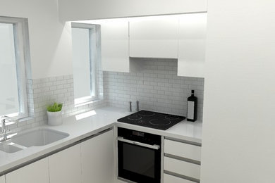 Small Kitchen Design With Twist