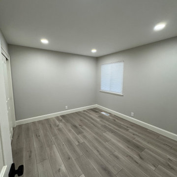 Home Remodel/ One Bath/paint/popcorn removal/LED Can lights/baseboards/Flooring