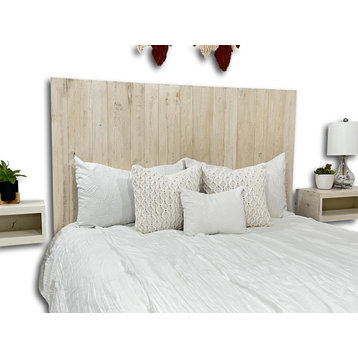 Handcrafted Headboard, Hanger Style, Antique White, King