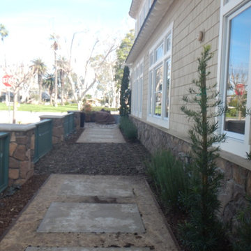 Residence - Side Yard Looking East After